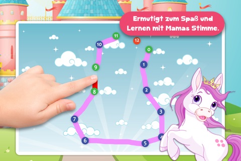 Kids Ponies Puzzle Teach me Tracing & Counting - Learn about pink ponies, cute fairies and princesses screenshot 4