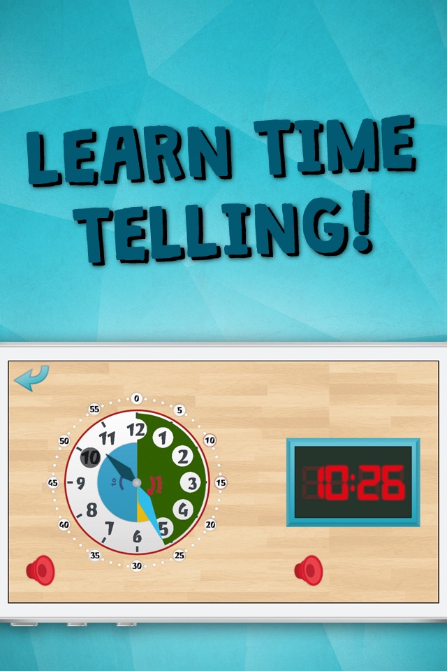 Time Telling Fun for school Kids Learning Game for curious boys and girls to look, interact, listen and learn screenshot 2