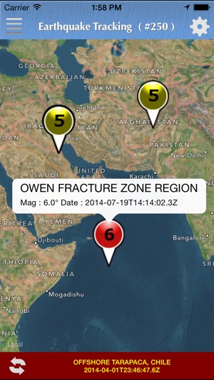 Earthquake Tracking(圖1)-速報App