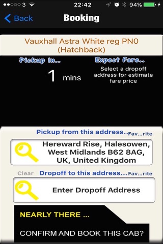 Express Taxis Halesowen screenshot 2