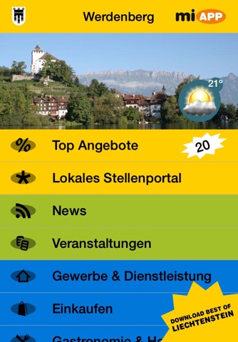 miAPP Werdenberg screenshot 2