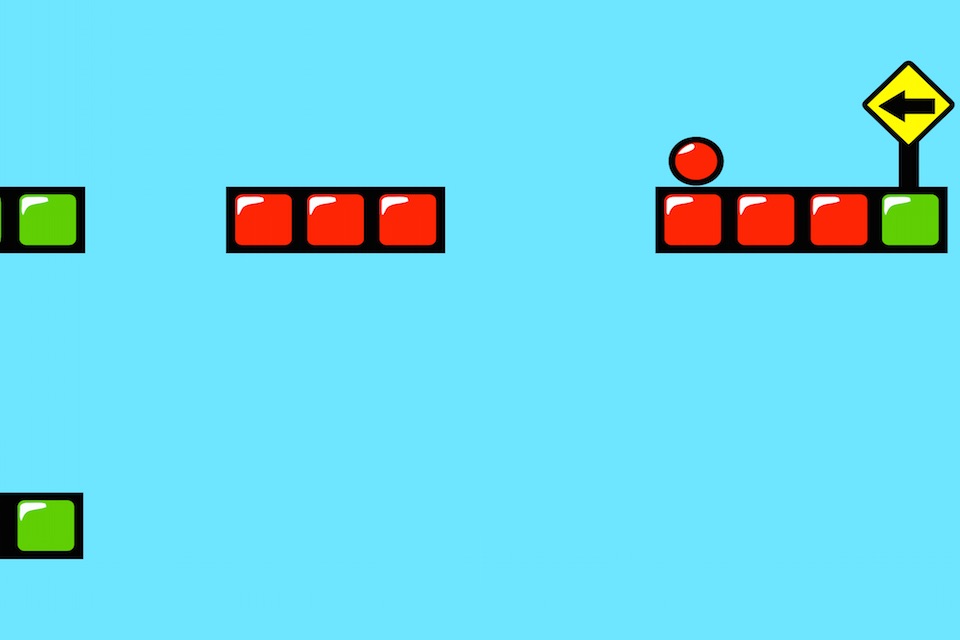 Red Bouncing Ball Spikes Free screenshot 3