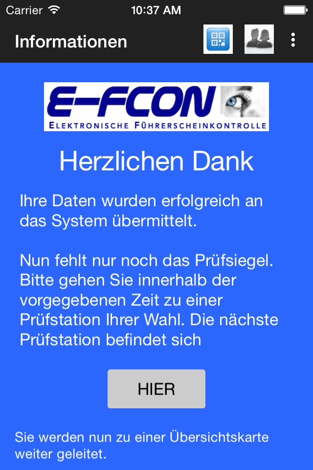 E-FCON - Elektronische Führerscheinkontrolle screenshot 4