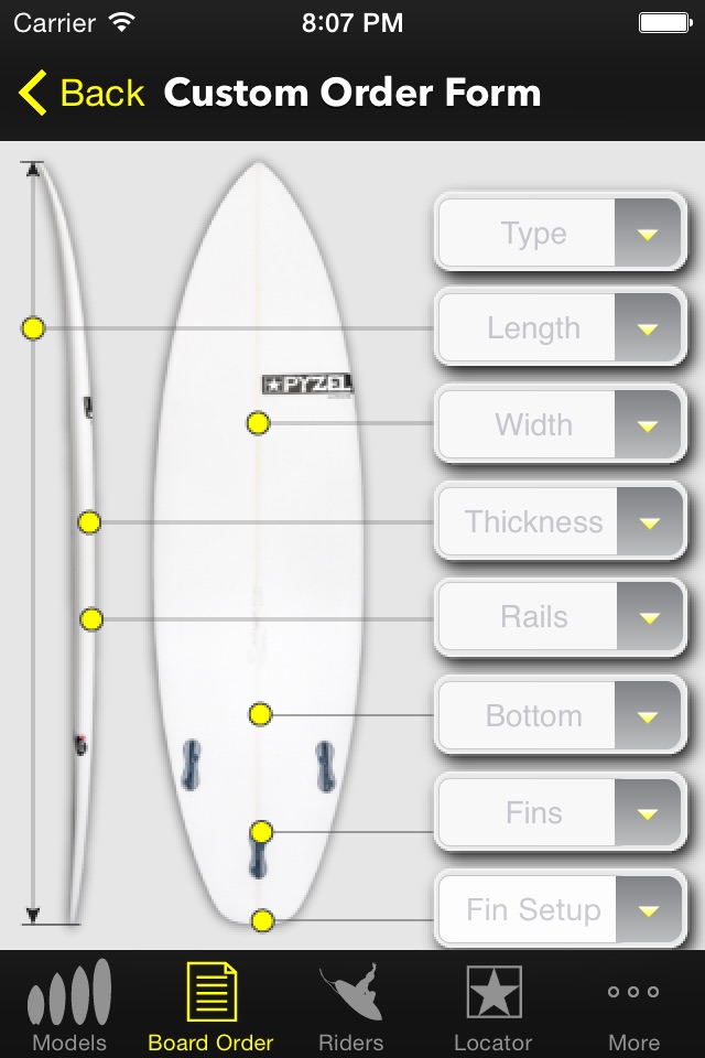 Pyzel Surfboards screenshot 3