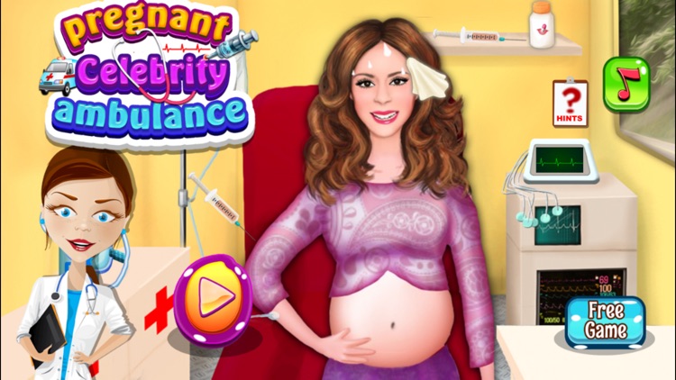 Pregnant Violetta at Ambulance