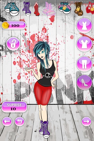 Cool Punk Girl Dress Up Pro - play best fashion dressing game screenshot 3