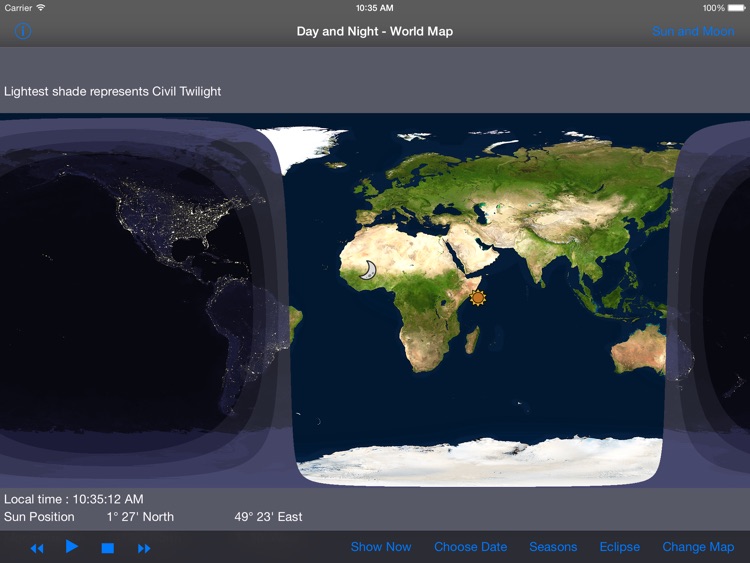 Day and Night - World Map HD