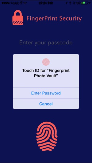 Hide Photo+Video Vault - Fingerprint, to