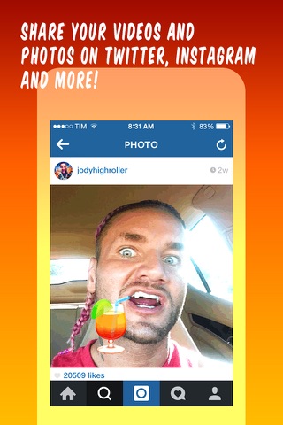 MEmoji - GIF selfies with emoji accessories! screenshot 3