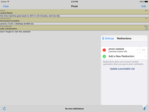Prowl: Easy Push Notifications Prowl: Easy Push Notifications