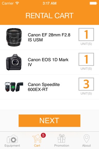 Camera Rental Centre (Singapore) screenshot 4