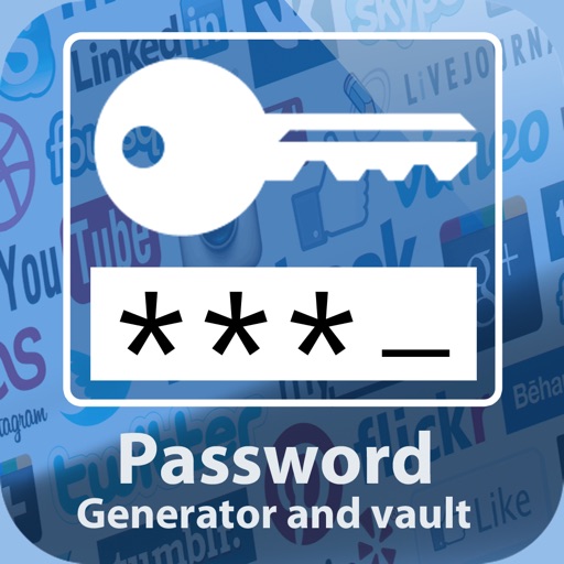 Password Generator and Vault . Secure Your Social Media Accounts icon