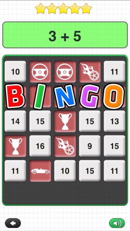 Math Bingo Games - A Racing Game for Kids by Tap To Learn screenshot-3