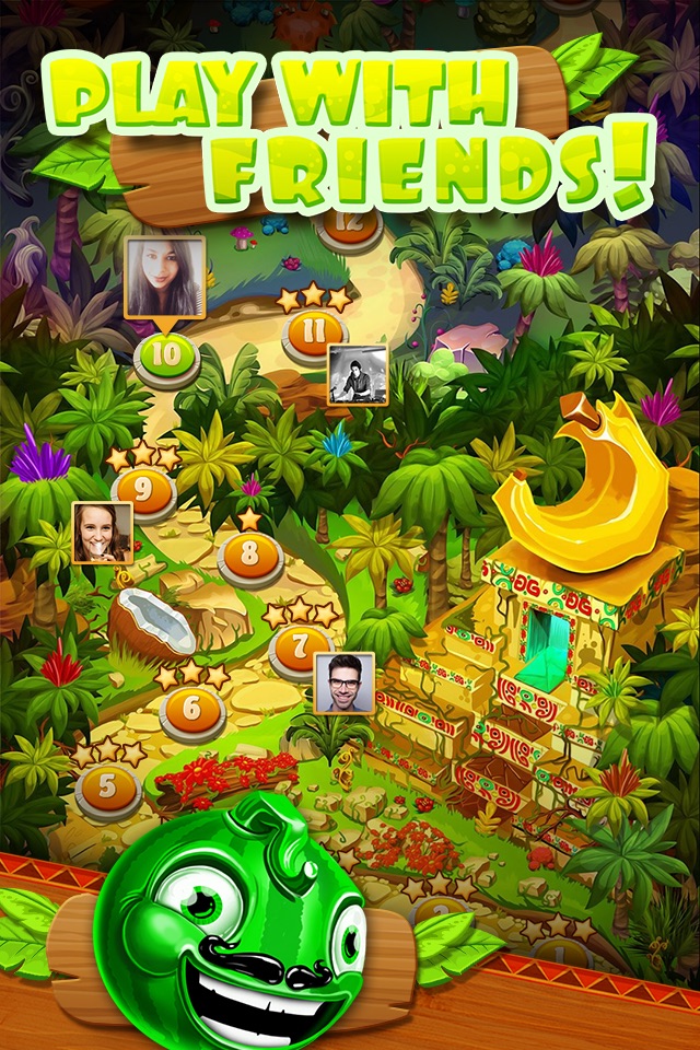 Jungle Jam - Juicy Fruit Match-3 Game screenshot 4