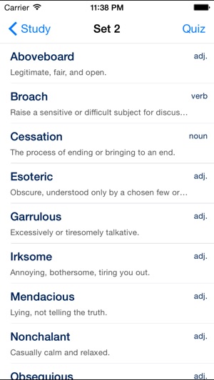 GRE Vocabulary Essentials(圖2)-速報App