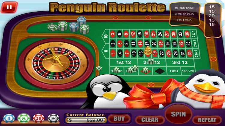 Amazing Social Penguin in Hit the Iceberg Roulette Craze Casino Games Free screenshot-4