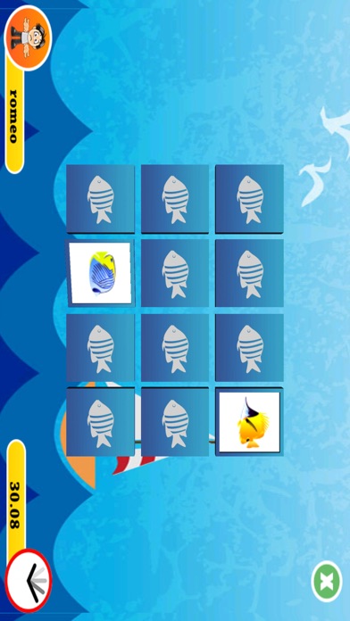 Fish memo card match 3D - Train your kids brain with lovely marine ...