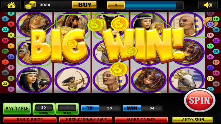 Age of Fire Titan's & Pharaoh's Riches Casino - Spin the Wheel & All-ways Win Games Pro screenshot-4
