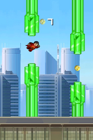 Super Flappy League of Heroes- Justice Over Kryptonite Game!- Full Version screenshot 3