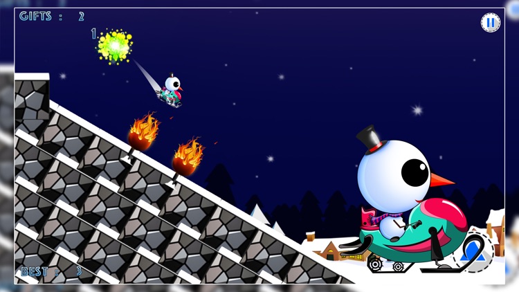 Iceberg the Cute Snow Man : The Fun Free Winter Race Game - Free Edition screenshot-3