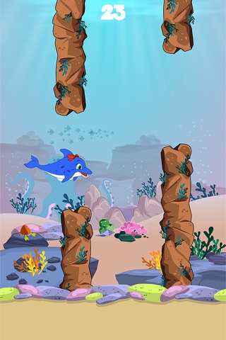 Delphy - Play Free Cute Dolphin Rescue Animation Games for Kids HD screenshot 3