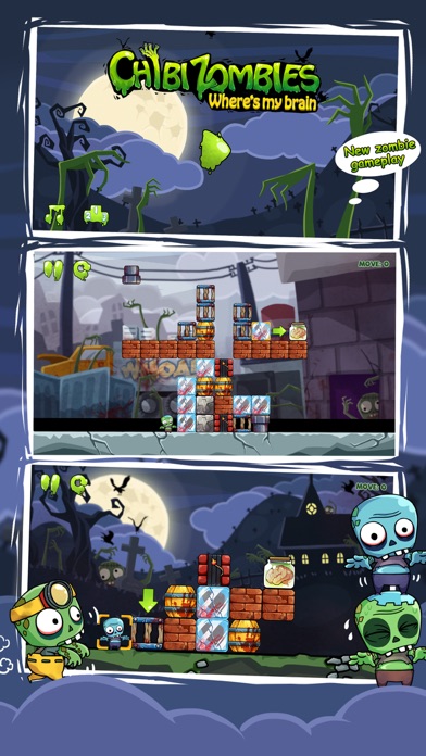 How to cancel & delete Chibi Zombies : Where's my brain? from iphone & ipad 1