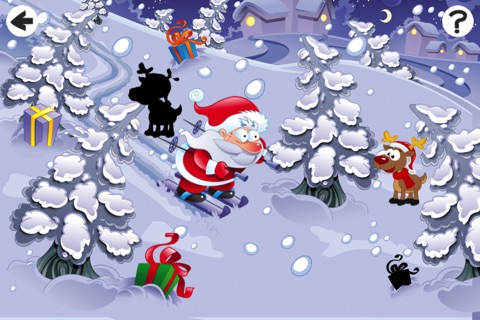 Christmas Puzzle For Small Kids: Tricky Game With Santa-Claus and Snow-Man screenshot 3