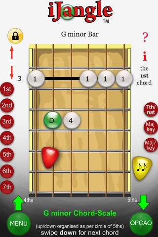 iJangle Guitar Chords Plus: Chord tools with fretboard scales and guitar tuner screenshot 3