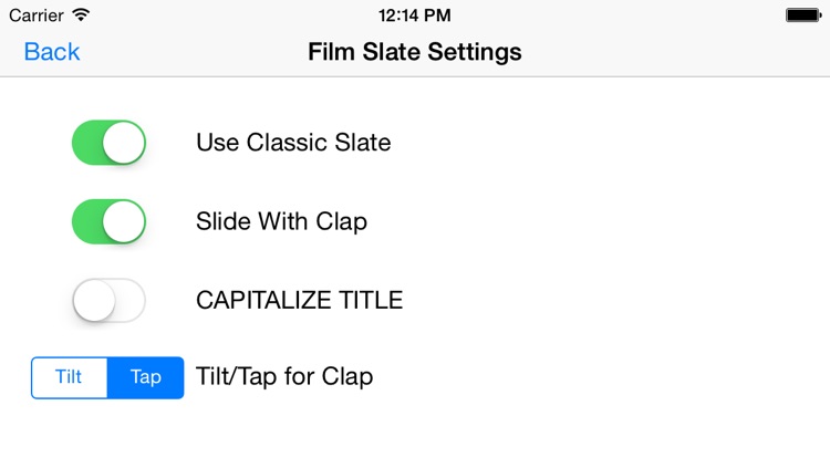 Grat's Film Slate/Clapboard screenshot-3