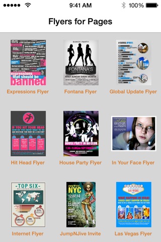 Flyers for Pages screenshot 2