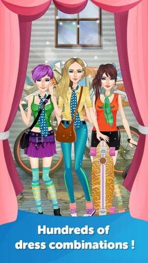 Hipster Dress Up - Fun Doll Makeover Game(圖3)-速報App