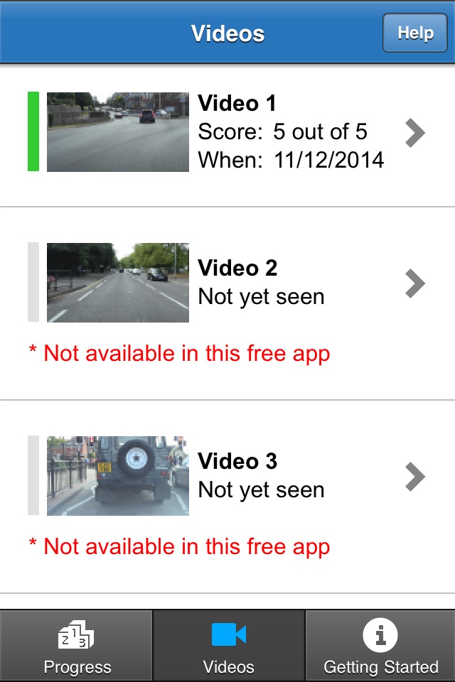 Driving Theory 4 All - Hazard Perception Videos Vol 2 for UK Driving Theory Test - Free screenshot 3