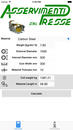 CoilWeight Asservimenti Presse