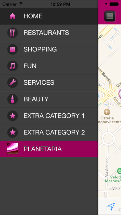 How to cancel & delete WALKING DISTANCE PLANETARIA HOTELS from iphone & ipad 1