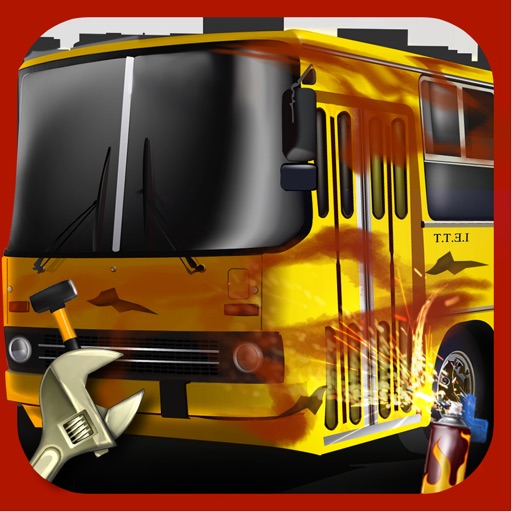 Crazy Bus Mechanic Garage – Repair Damage Vehicle in this Simulator Game iOS App