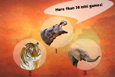 Free Play with Wildlife Safari Animals Sound game Game photo for toddlers in preschool, daycare and the creche screenshot 2