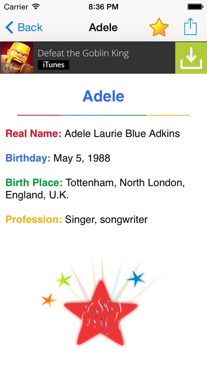 Celebrity Real Names FREE: Guess Celebs Name Game & Look Alike Trivia Quiz!