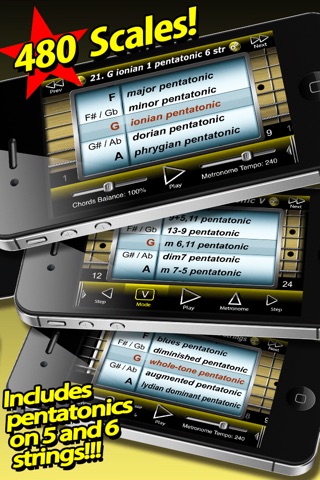 Guitar Modal Pentatonic Scales screenshot 2