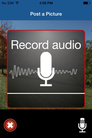Verbalize - Photo and Audio Sharing screenshot 3