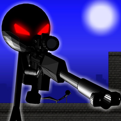 stickman with sniper