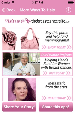 Inspire, by The Breast Cancer Site screenshot 4