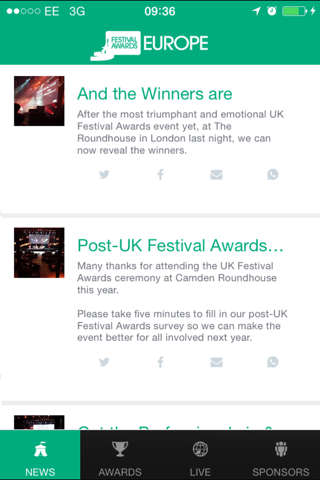 Festival Awards screenshot 3