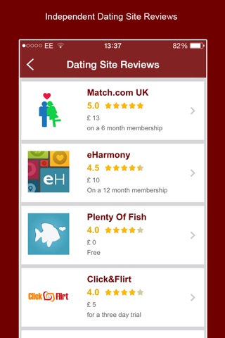 Free Dating UK - Find love! Review the best online dating  apps, mobile sites & websites & date for free screenshot 2