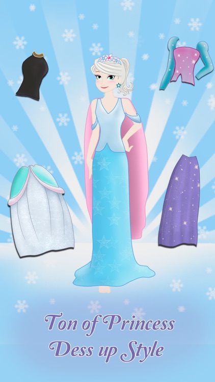 Princess Frozen Dress up and makeover beauty salon for girls