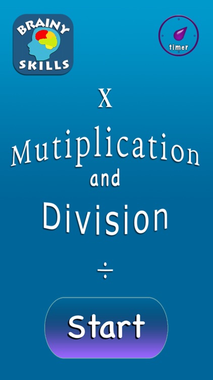 Brainy Skills Multiplication and Division