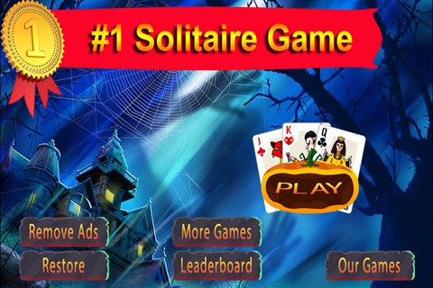 Scary Halloween Solitaire Blast - play the best classical pyramid card game screenshot 2