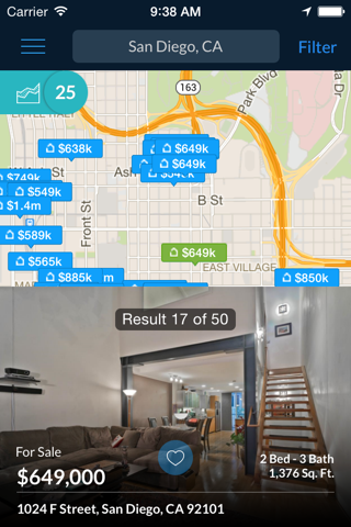 Hubdin Real Estate Search - Homes for Sale and Apartments for Rent App screenshot 2