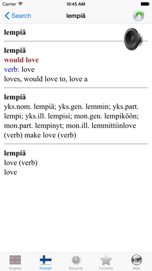 English Finnish best dictionary translator - Englanti Suomi (圖4)-速報App