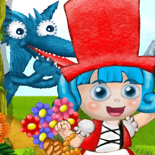 Little Miss Red (New Little Red Riding Hood Multiple Endings Interactive Adventure Gamebook for Children-App by Roxy the Star) Icon