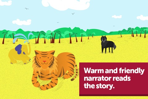 Storybook for Kids: Tiger, Goat and Fish - Cute and Fun Interactive Animal Stories for Preschool Toddler - Reading network adventure books in English for 3 to 5 year old about ecology screenshot 4